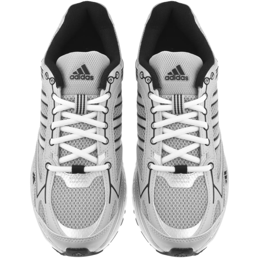 Silver adidas trainers outlet
